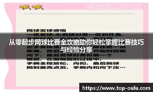 从零起步网球比赛全攻略助你轻松掌握比赛技巧与经验分享